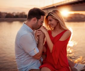 Stock Photo Valentines Day Lovely happy couple 05