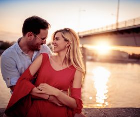 Stock Photo Valentines Day Lovely happy couple 07