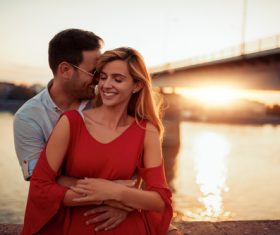 Stock Photo Valentines Day Lovely happy couple 12