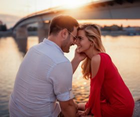 Stock Photo Valentines Day Lovely happy couple 13
