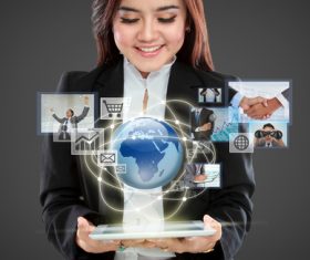 Stock Photo Virtual reality 3D glasses IT entertainment technology 01