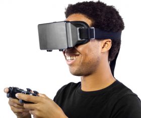 Stock Photo Virtual reality 3D glasses IT entertainment technology 02