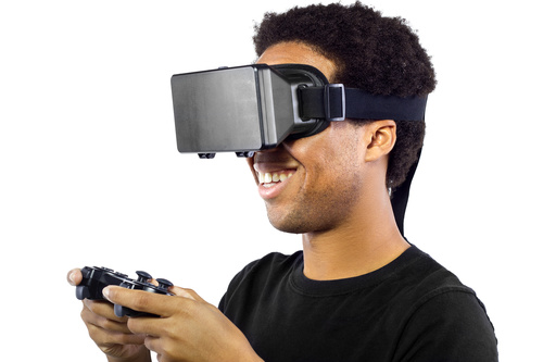 Stock Photo Virtual reality 3D glasses IT entertainment technology 02