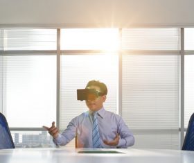 Stock Photo Virtual reality 3D glasses IT entertainment technology 04