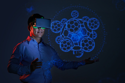 Stock Photo Virtual reality 3D glasses IT entertainment technology 05