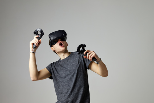 Stock Photo Virtual reality 3D glasses IT entertainment technology 07