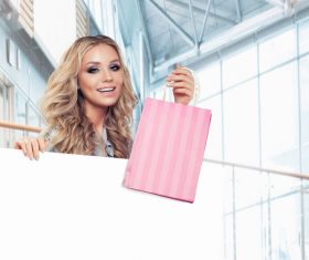 Stock Photo Woman shopping at the mall 11