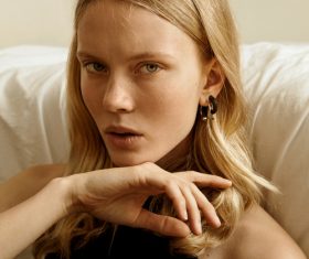 Stock Photo Young girl portrait 02