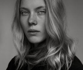 Stock Photo Young girl portrait 03