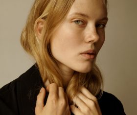 Stock Photo Young girl portrait 04