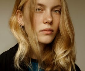 Stock Photo Young girl portrait 05