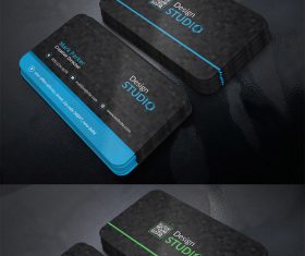 Studio Business Card Design PSD Template