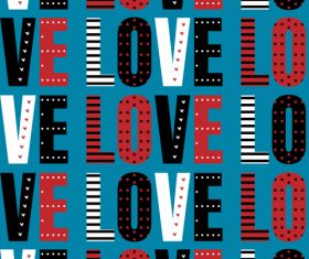 Valentines day love pattern seamless vectors 02