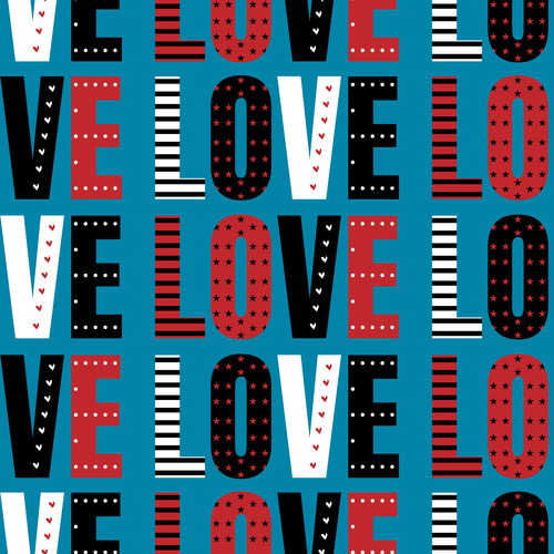 Valentines day love pattern seamless vectors 02