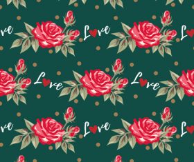 Valentines day love pattern seamless vectors 03
