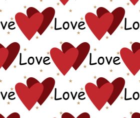 Valentines day love pattern seamless vectors 04