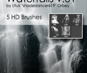 Waterfalls HD Photoshop brushes