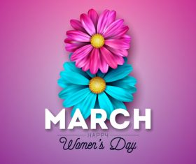 Women day festival design vectors 01