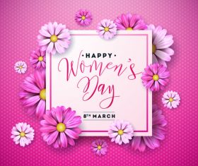 Women day festival design vectors 06