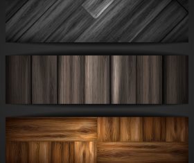 Wood parquet banners design vector 08