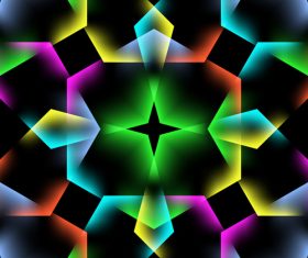 kaleidoscope beautiful pattern vectors 08