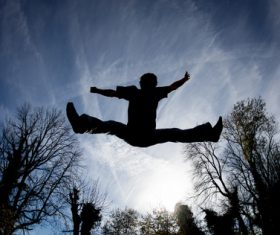 people tumble jump flip Stock Photo 07