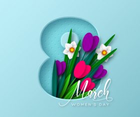 8 march women day card vectors 02