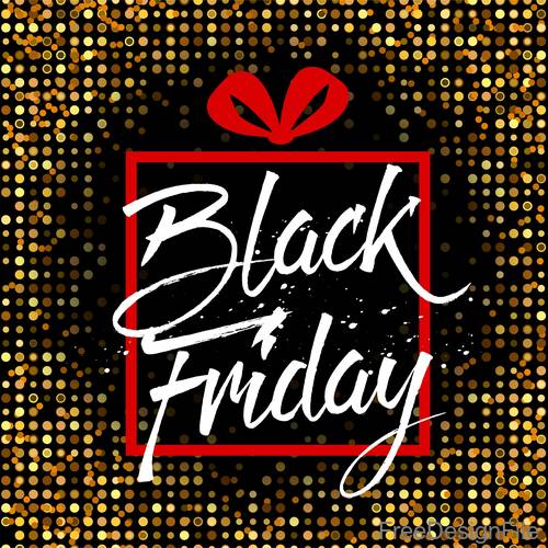Black Friday sale with neon background vectors 01