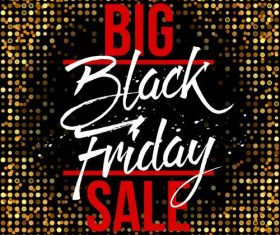 Black Friday sale with neon background vectors 03