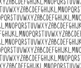 Black alphabet seamless pattern vector 02