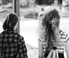 Black and white street photography Stock Photo 07