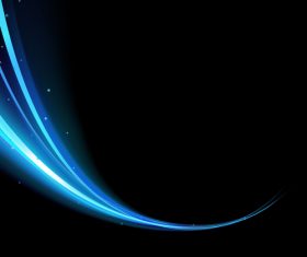 Blue light abstract effect vector 02