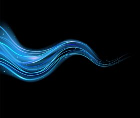 Blue light abstract effect vector 03