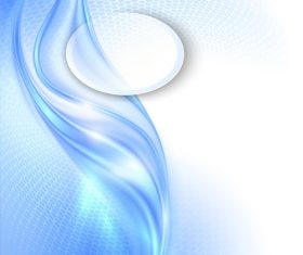 Blue wave with honeycomb background vector 02