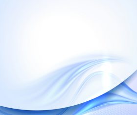 Blue wave with honeycomb background vector 06