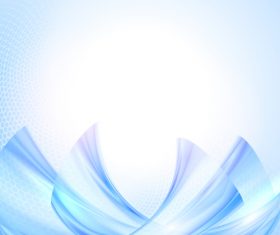 Blue wave with honeycomb background vector 09