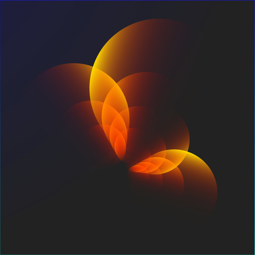 Bright Circular blurs background vectors 03