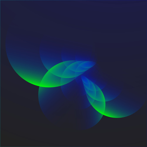Bright Circular blurs background vectors 04