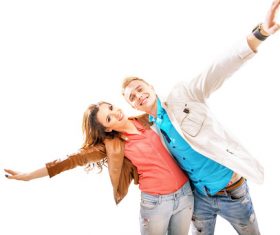 Couple interaction Stock Photo