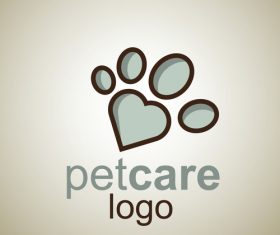 Cute Pet Care Logo design vector 08
