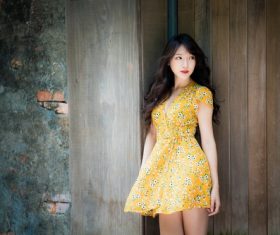 Cute and pure young girl Stock Photo