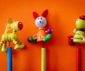 Cute animal toy Stock Photo 01