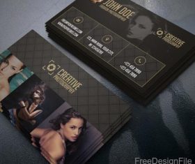 Dark Styles Photographer Business Card Template