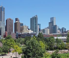 Denver Cityscape of the United States Stock Photo 05