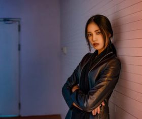 Domineering woman Stock Photo