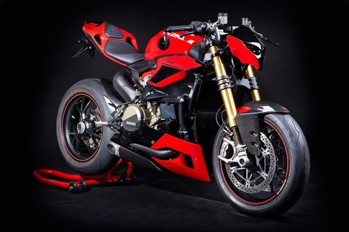 Ducati motorcycle Stock Photo