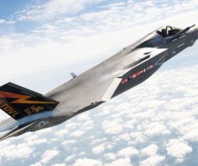 F-35 fighter Stock Photo 03