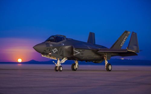 F-35 fighter Stock Photo 04