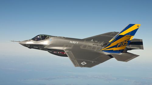 F-35 fighter Stock Photo 05