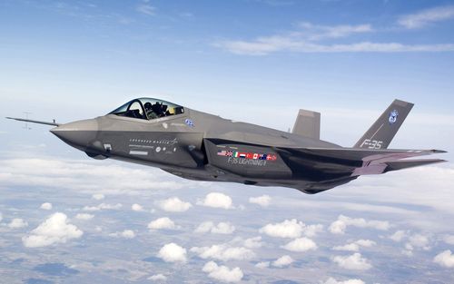 F 35 fighter Stock Photo 07
